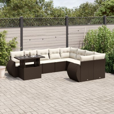 Garden set with cushions,...