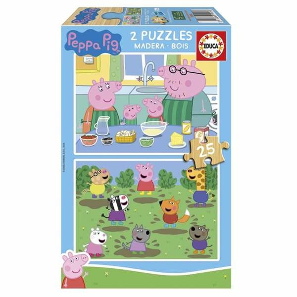 Puzle Bērniem Peppa Pig 25 Daudzums