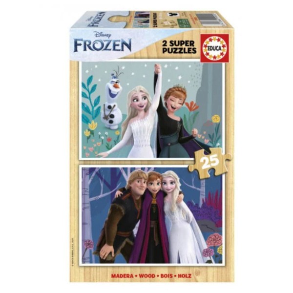 2 palapelin setti Frozen