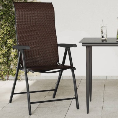 Folding garden chairs, 8...