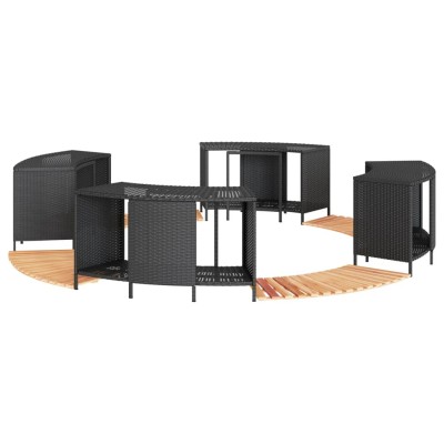 Bathtub frame, black,...
