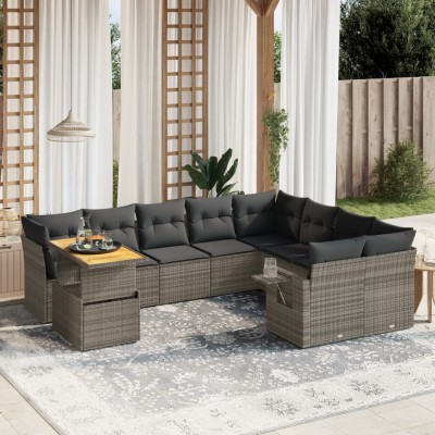 Garden set with cushions,...