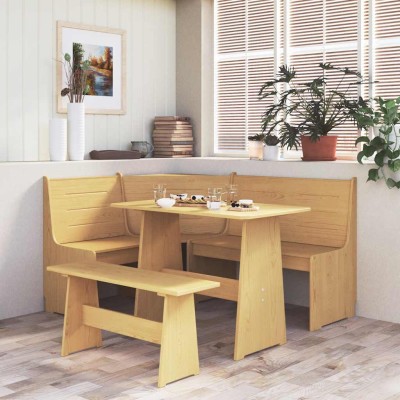 Corner bench REINE, honey...