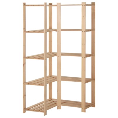 Corner storage shelf, 5...