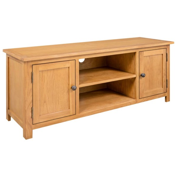 TV cabinet, 110x35x44cm, solid oak wood