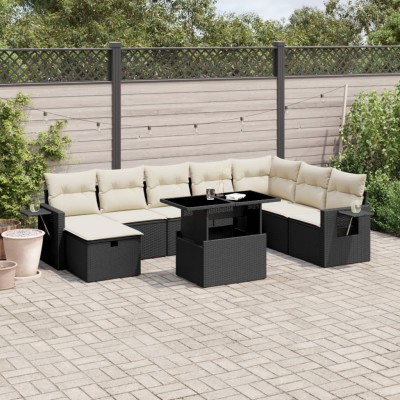 Garden set with cushions, 9...