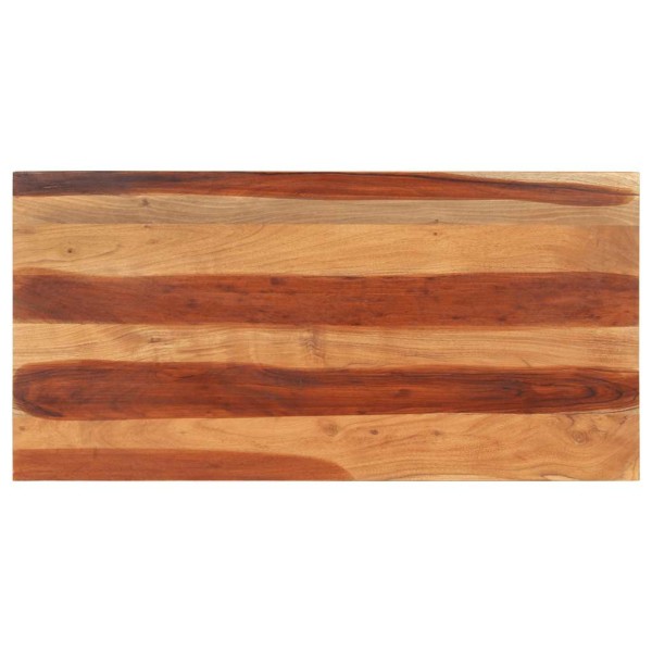 Table top, 120x60x(2.5–2.7)cm, solid acacia wood