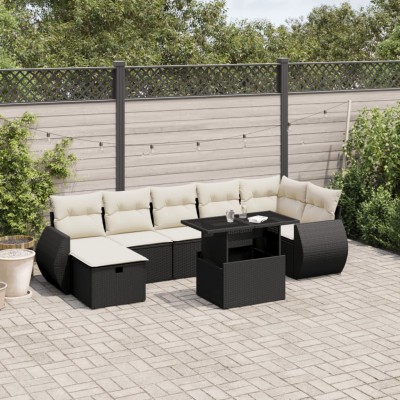 Sofa set with cushions, 8...