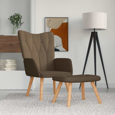 Lounge chair with footrest,...
