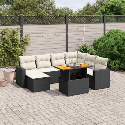 Sofa set with cushions, 8...