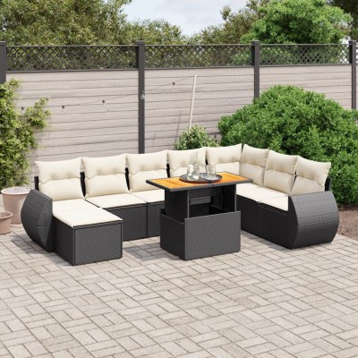 Garden set with cushions, 9...