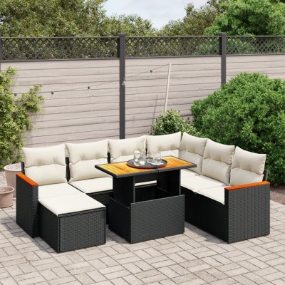Sofa set with cushions, 8...