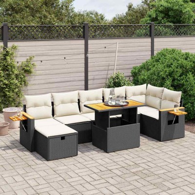 Sofa set with cushions, 8...