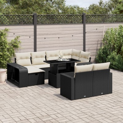 Garden set with cushions,...