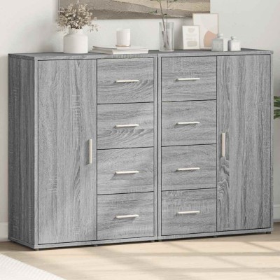 Side cabinets, 2 pcs., gray...
