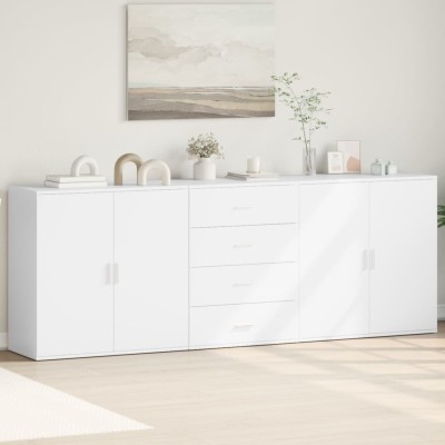 Side cabinets, 3 units,...