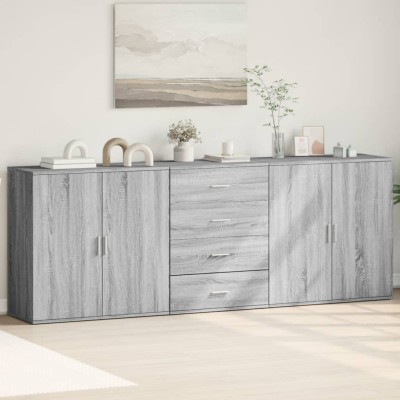 Side cabinets, 3 units,...