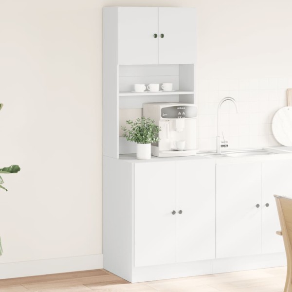 Kitchen cabinet, white, 60x50x180cm, processed wood