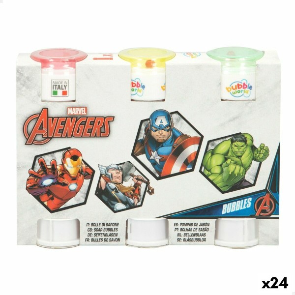 Bubble blower set The Avengers 3 Dalys 60 ml (24 vnt.)