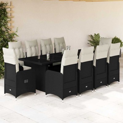 Bistro set with pillows, 11...