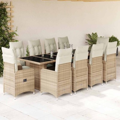 Bistro set with pillows, 11...
