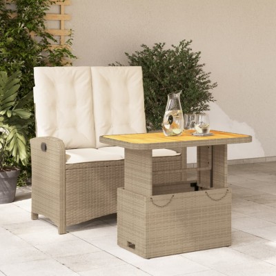 Garden set with cushions, 2...