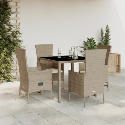 Garden set with cushions, 5...