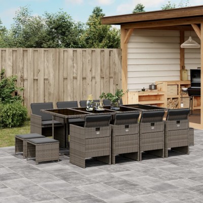 Garden set with cushions,...