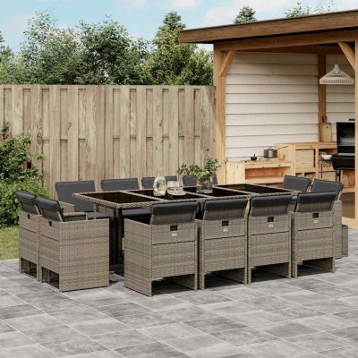 Garden set with cushions,...