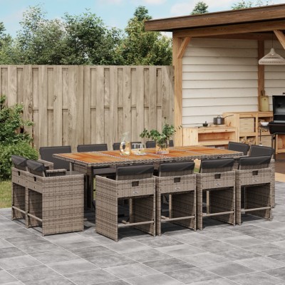 Garden set with cushions,...