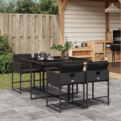 Garden set with cushions, 5...