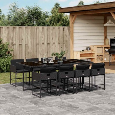 Garden set with cushions, 9...