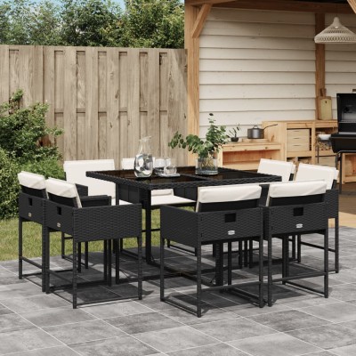 Garden set with cushions, 9...