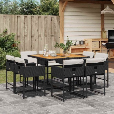 Garden set with cushions, 9...