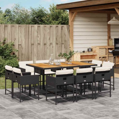Garden set with cushions,...