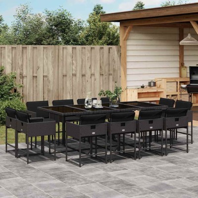 Garden set with cushions,...