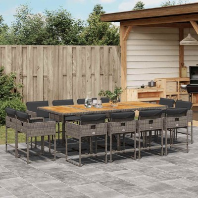 Garden set with cushions,...