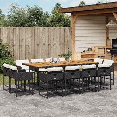 Garden set with cushions,...