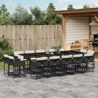 Garden set with cushions,...