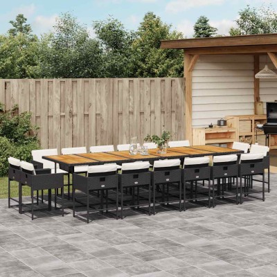 Garden set with cushions,...
