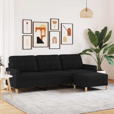 Three-seater sofa with...