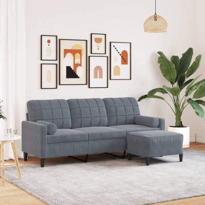 Three-seater sofa with...
