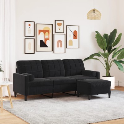 Three-seater sofa with...