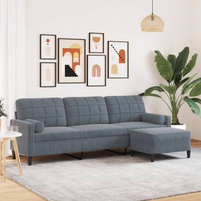 Three-seater sofa with...
