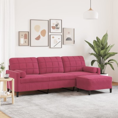 Three-seater sofa with...