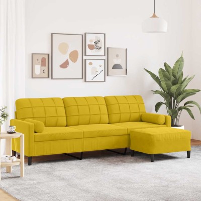 Three-seater sofa with...