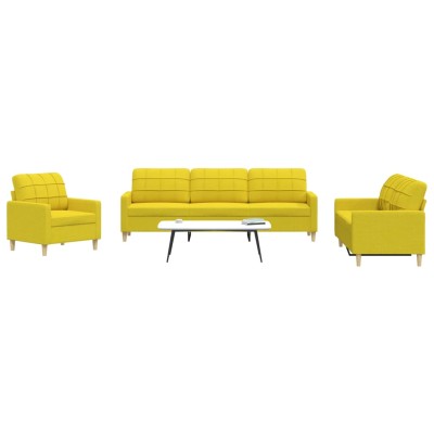 Sofa set, 3 parts, light...