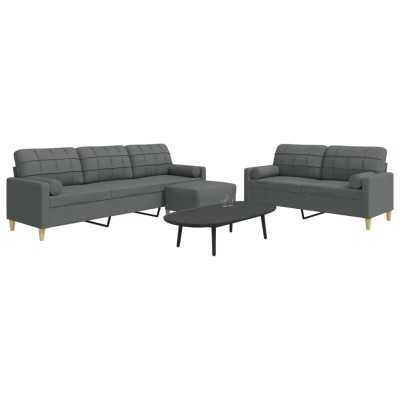 Sofa set with pillows/leg,...