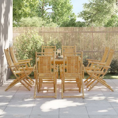 Folding garden chairs, 8...