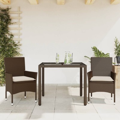 Garden set, 3 parts, brown,...